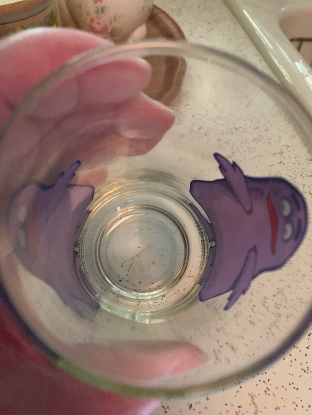 Grimace Collector Series Glass - Purple Character Glasswear - Picture 5 of 7
